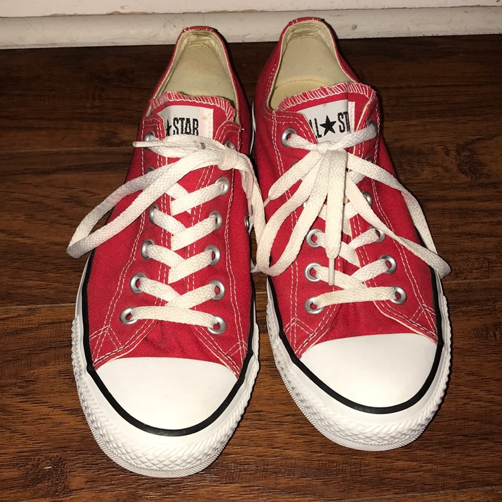 Unisex Red Chuck Taylor All Star Low Rise
